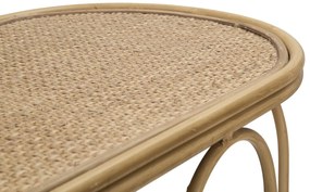 MESA CONSOLA SAMUI 110X32X77 CM COR NATURAL