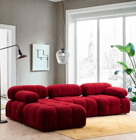 Sofá de Canto Bubble – Vermelho – 288 cm x 190 cm