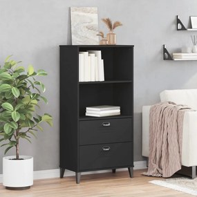 Estante VIKEN 60x35x123 cm derivados de madeira preto