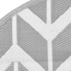 Tapete de exterior Ø200 cm ARAKIL PP cinzento