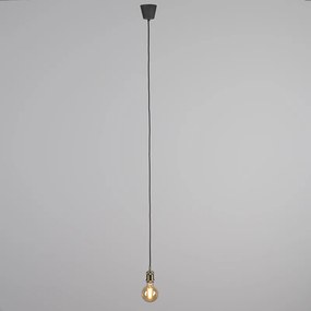 Candeeiro suspenso moderno bronze com cabo preto - Cava Classic Design,Industrial,Moderno