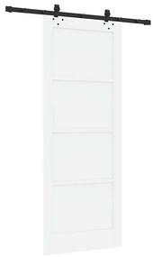 Porta Deslizante com Conjunto de Acessórios "ORKDAL" Madeira Sólida Br