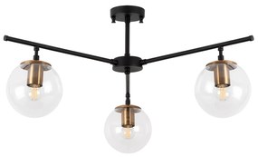 Candeeiro de Teto Atmaca – Preto Antigo – 70 x 70 cm