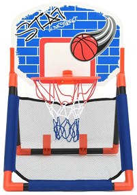 Conjunto de basquetebol multifuncional infantil piso e parede