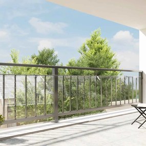 vidaXL Encerado transparente com ilhós 1x8 m PVC