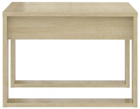 Mesa de apoio 50x50x35 cm derivados de madeira carvalho sonoma
