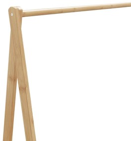 Roupeiro com prateleiras 106x34x102 cm bambu