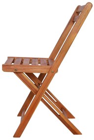Cadeiras bistrô de exterior 2 pcs madeira de acácia maciça