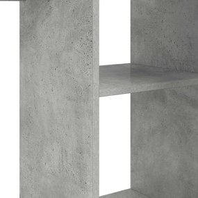 Secretário de Computador Cinza-Concreto Cinza concreto
