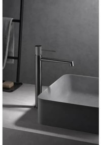 Torneira de cano alto para lavatório Black Gun Metal Line