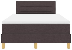 Cama Box Spring com Colchão Castanha 120x200 cm Tecido