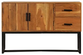 Aparador 110x30x70 cm madeira de acácia maciça castanho