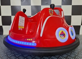 Carrinho de choques eletrico para crianças Angry Birds 6 volts Vermelho