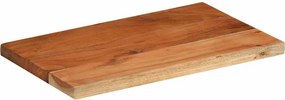 vidaXL Tampo de mesa retangular 40x30x2,5 cm madeira de acácia maciça