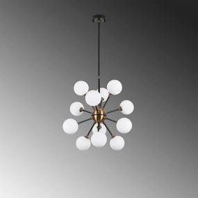 Candeeiro de Teto Cavud – Preto – 52 x 52 x 53 cm