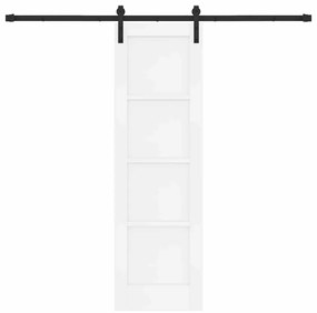 Porta de Deslizamento com Conjunto de Ferragens Brancas 61x198,5 cm Ma