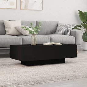 vidaXL Mesa de centro 100x49,5x31 cm derivados de madeira preto