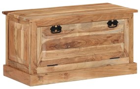vidaXL Banco sapateira 85x40x45 cm madeira de acácia maciça
