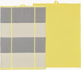 Panos de cozinha Blocks, conjunto de 2