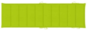 Espreguiçadeiras com mesa e almofadões 2 pcs acácia maciça