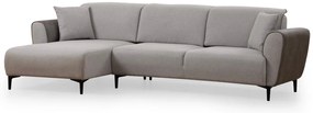 Sofá-Cama de Canto Aren – Cinzento – 150 x 260 cm
