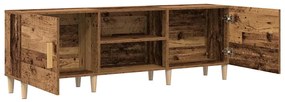 Estante para TV vidaXL Madeira Velha 150x30x50 cm Madeira de Engenhari