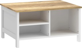 HOMCOM Baú de Armazenamento com Tampa Elevatória, 80x60x40 cm, Efeito Madeira Natural | Aosom Portugal