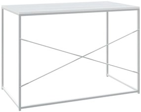 Secretária computador 110x60x70 cm derivados madeira branco