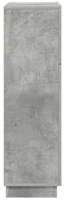 Mesa Cinza Concreto Cinza concreto Madeira engenheirada Padrão