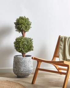 Planta artificial em vaso 92 cm BUXUS BALL TREE Beliani
