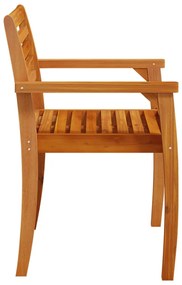 Cadeiras de jardim 4 pcs 59x55x85 cm madeira de acácia maciça