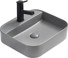 Mexen Sofia lavatório de bancada 50 x 40 cm, cinzento claro mate - 22155061