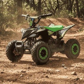 MINI MOTO 4 PARA CRIANÇAS 800W Ratte COM LIMITADOR 3 Posições VERDE