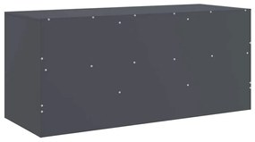 Móvel de TV 99x39x44 cm aço antracite