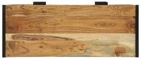 Mesa de Consola 90x35x80 cm Madeira Sólida Acácia