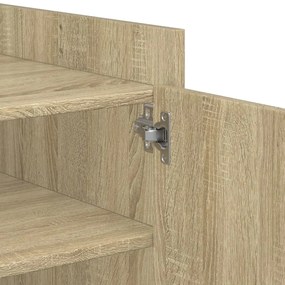 Mesa de centro 80x50x50 cm derivados de madeira carvalho sonoma