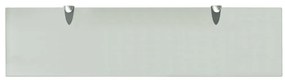 Prateleiras flutuantes 2 pcs vidro 80x20 cm 8 mm