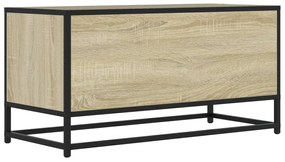 Móvel p/ TV 80x34,5x40 cm deriv. madeira/metal carvalho sonoma