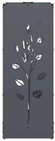 Suporte para lenha 40x30x80 cm aço laminado a frio antracite