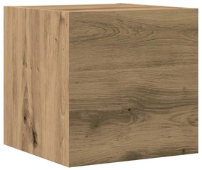 Conjunto de armário TV parede 7 pcs carvalho artisiano
