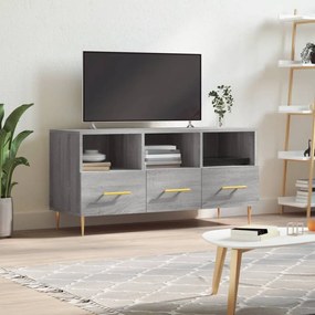 Móvel de TV 102x36x50 cm derivados de madeira cinzento sonoma