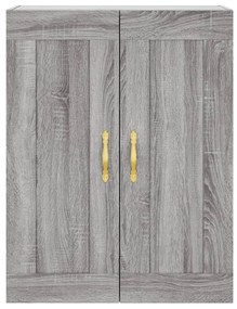 Armário de parede 69,5x34x90 cm deriv. madeira cinzento sonoma