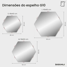 Espelho atípico com LED G10