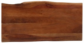 Mesa de centro 110x55x40 cm acácia maciça castanho-mel