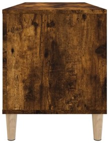 Armário p/ discos 100x38x48 cm deriv. madeira carvalho fumado