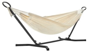 Rede com suporte portátil para jardim, conforto ao ar livre | SONGMICS | 300 x 90 x 95 cm | bege | GHS001M01.