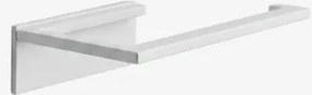Porta-rolos Adesivo Para Casa De Banho Em Aço Inoxidável Jalter Branco - Sklum