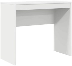 Escrivaninha Branca Madeira Engenheirada Média Minimalista