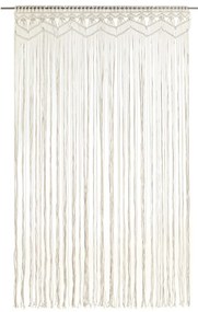 Cortina em macramé 140x240 cm algodão