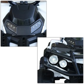 Criança Quad Elétrica Bateria de carro elétrico 12V com luzes de rádio MP3 Soa 103x68x73cm Carga 30kg